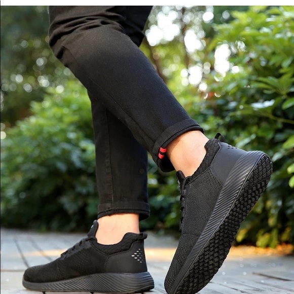 women's work shoes with steel toe anti-slip comfortable lightweight - Picture 6 of 7